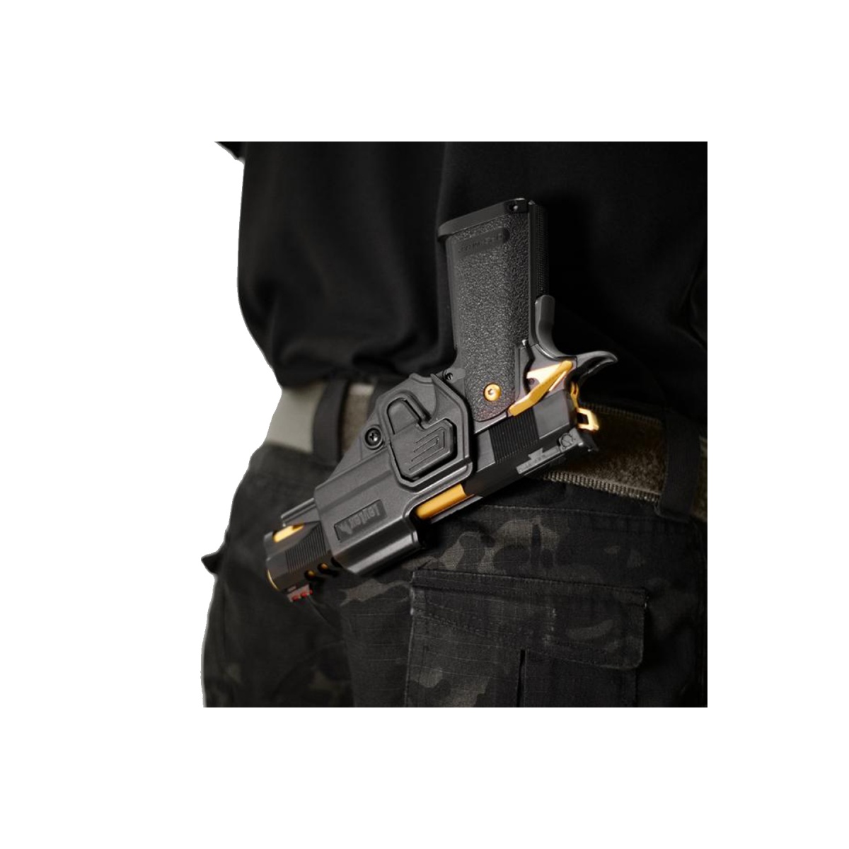 Laylax Hi-Capa CQC Battle Style Holster (Tan) | Airsoft Megastore